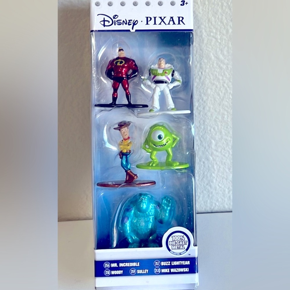 NWT Pixar Die Cast Metal Mini Figures